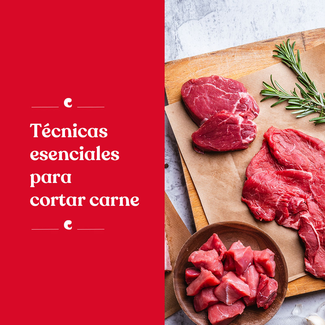 Técnicas esenciales para cortar carne